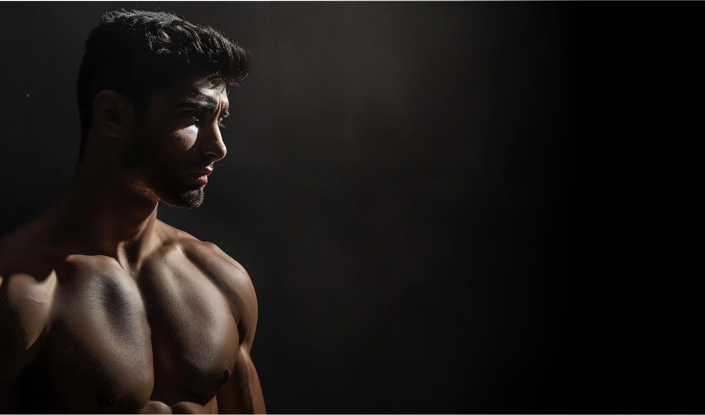 Athlete preparing for peptide therapy
