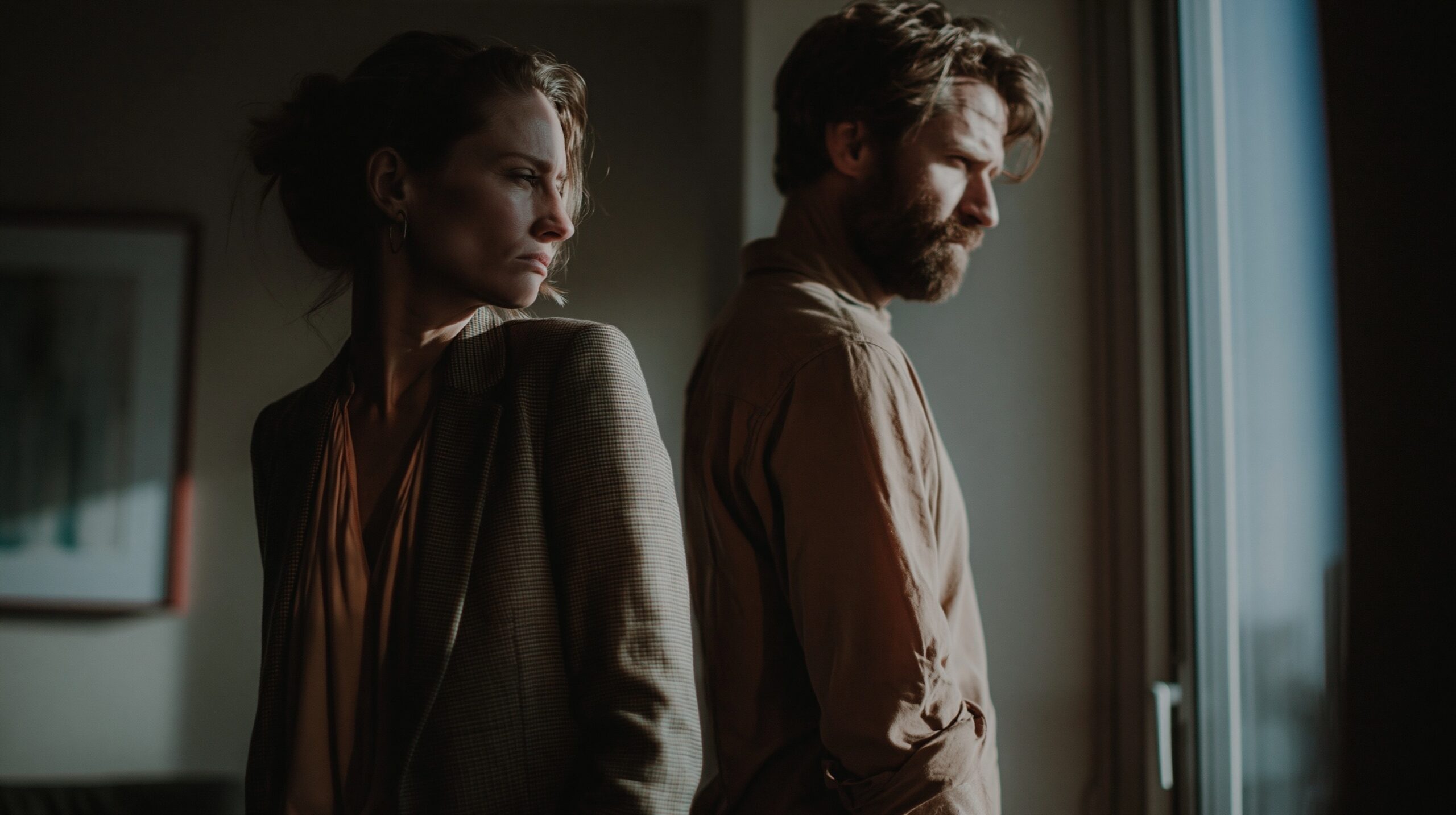 couple desire fading as the male shows low testosterone symptoms