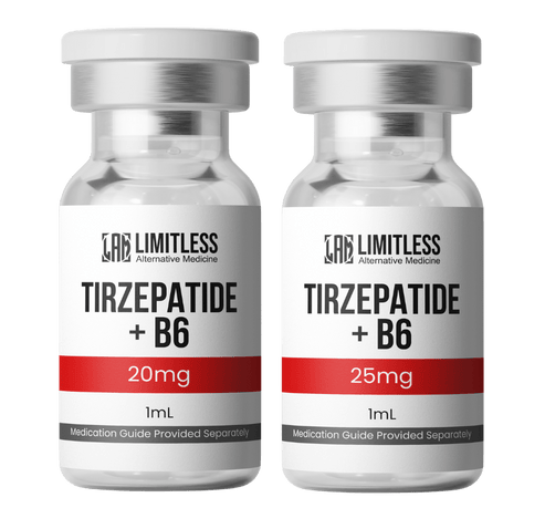 Tirzepatide + B6 20mg/25mg/1ml Vial – Starter Package - Month 1 & 2