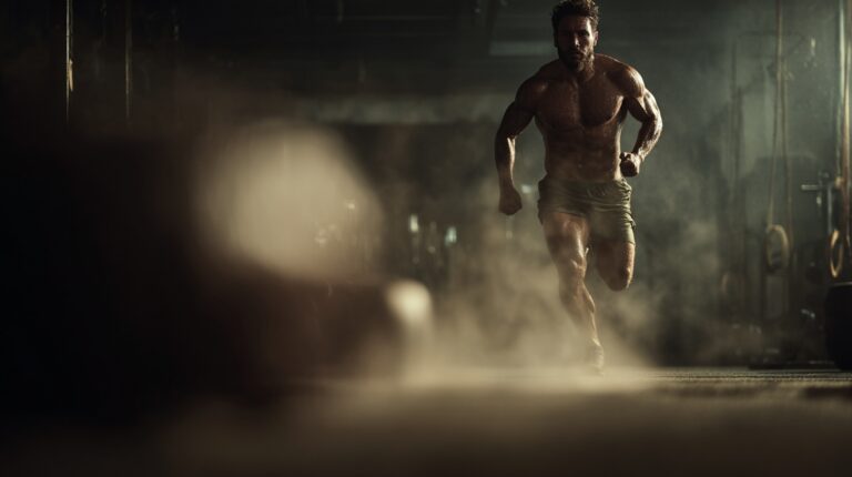 Male running representing good source of telehealth trt