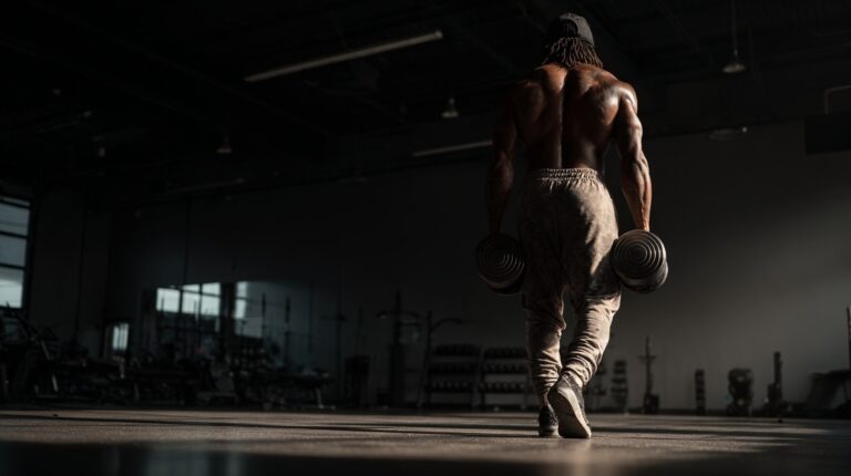 male working out showing how trt works