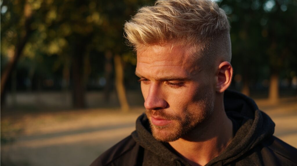 male outside with look of disappointment of erectile dysfunction