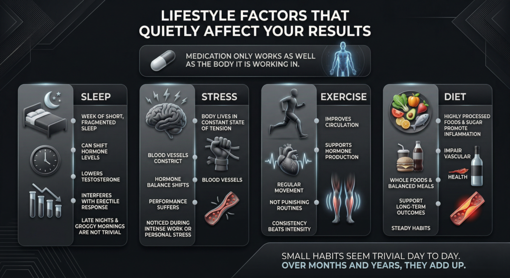 Lifestyle factors that affect results