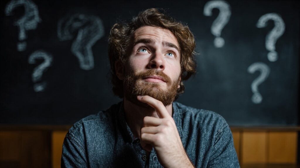 Man making treatment decision