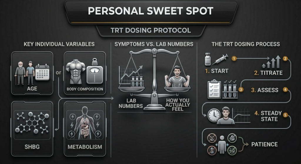 Finding your personal TRT dosing sweet spot
