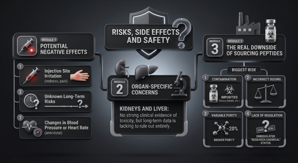risks, side effects and safety in regards to bpc 157.