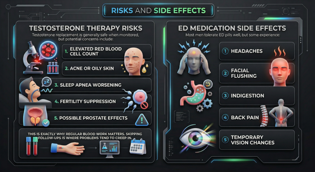 Side effects comparison