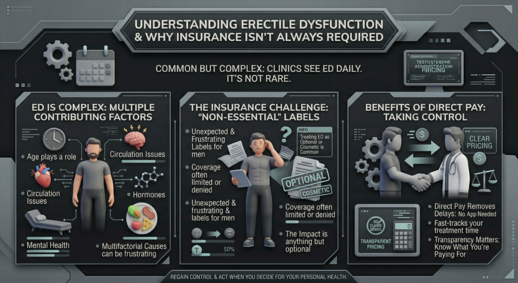 ED treatment without insurance options explained