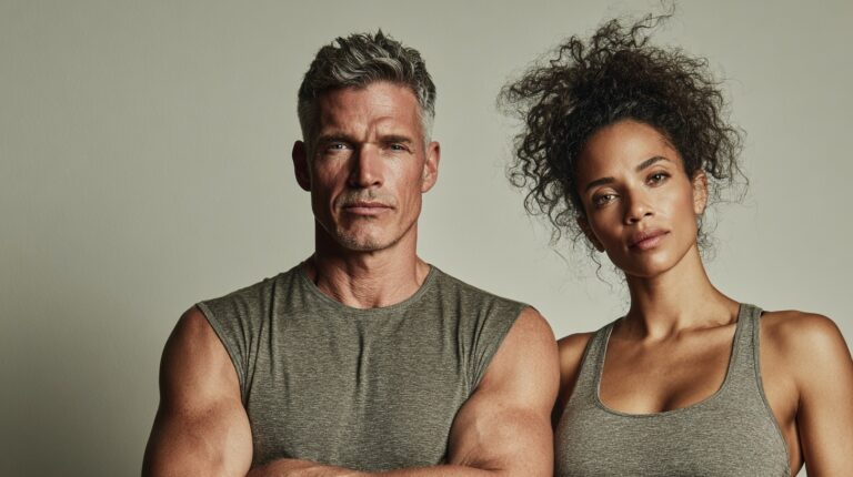 man-woman-green-bg